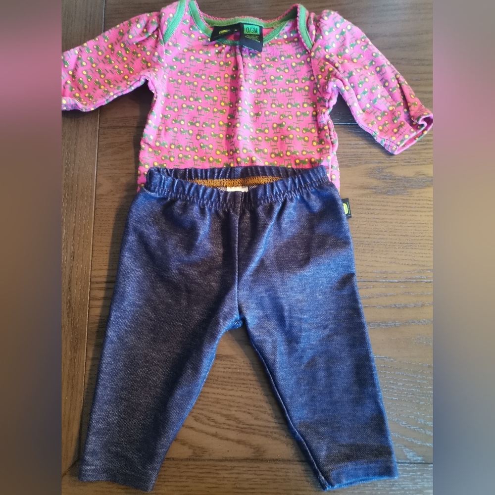 John Deere+Carter's matching set size 0-3M